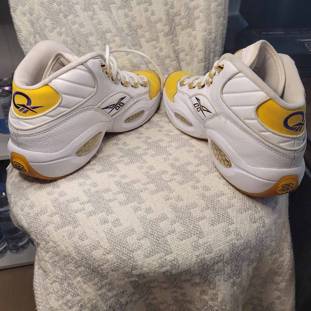 2020 Reebok Question Mid 'Yellow Toe'